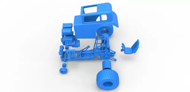 Diecast Mini Rod pulling tractor 5 Scale 1:25 — Image 28 of 31