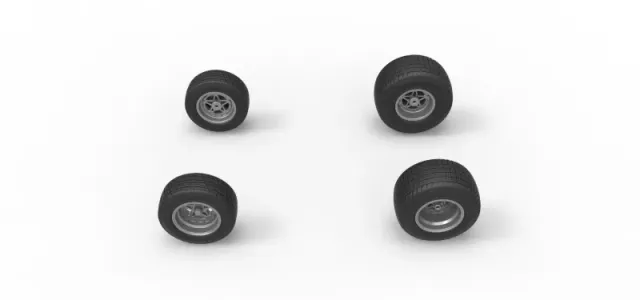 Wheel Set of Midget car Scale 1:25 — Image 6 of 16