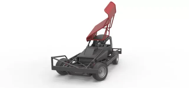 BriSCA Formula 1 Stock Car for Dirt while turning Scale 1:25 — Фото 5 из 31