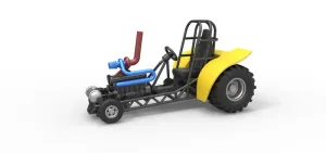 Diecast Mini Rod pulling tractor 8 Scale 1:25
