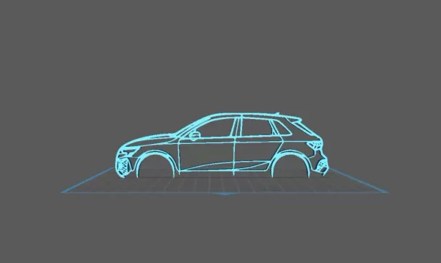 Audi - RS3 Sportback Wall Art — Image 2 of 2
