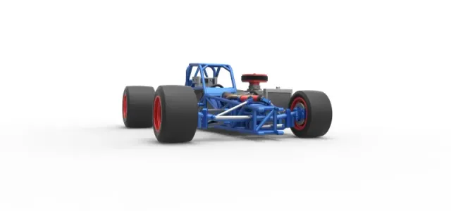 Supermodified front engine race car Base Version 4 Scale 1:25 — Image 27 of 30