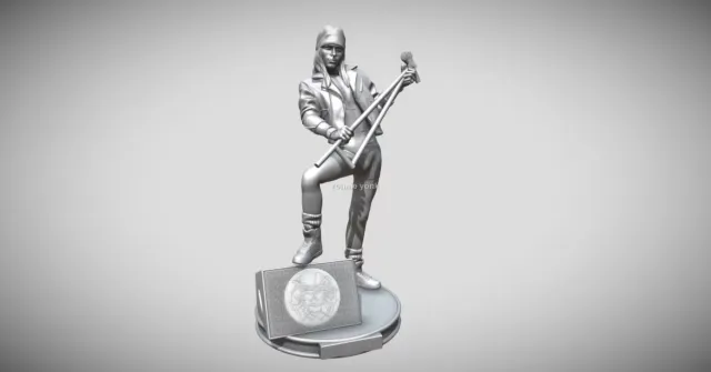 Axl Rose GNR - 3d printing — Фото 14 из 14