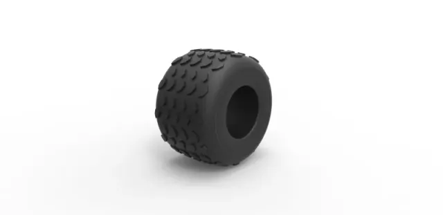 Diecast Monster Jam tire 2 Scale 1:25 — Image 2 of 9