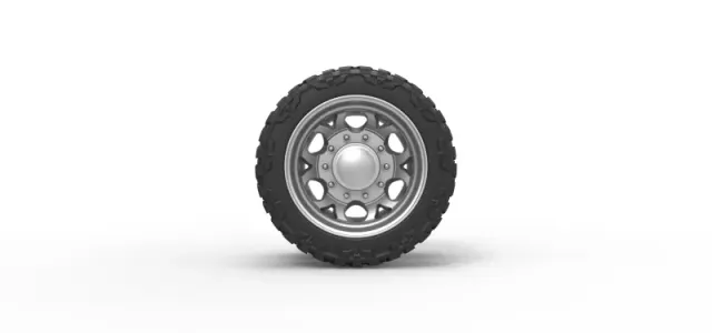 Diecast Rear semi wheel for pickup Version 15 Scale 1:25 — Image 5 of 12