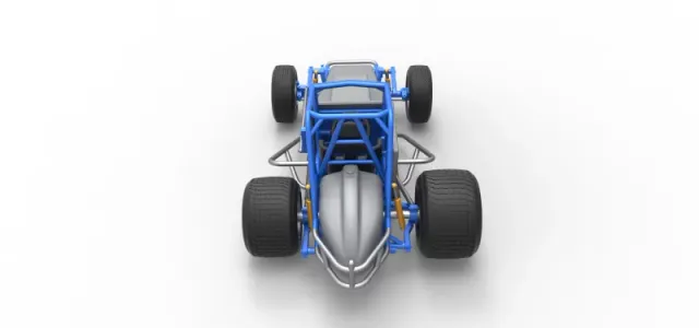 Vintage Sprint car Scale 1:25 — Фото 17 из 30