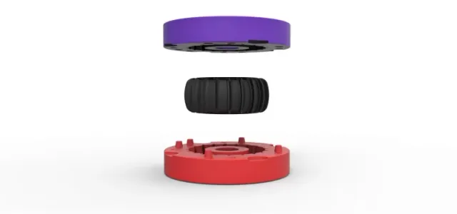 Mold for diecast rear tire for Dune Buggy — Фото 2 из 13