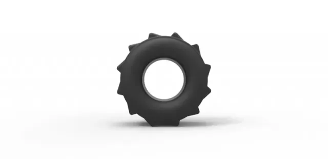 Diecast mud dragster tire Scale 1 to 25 — Фото 5 из 8