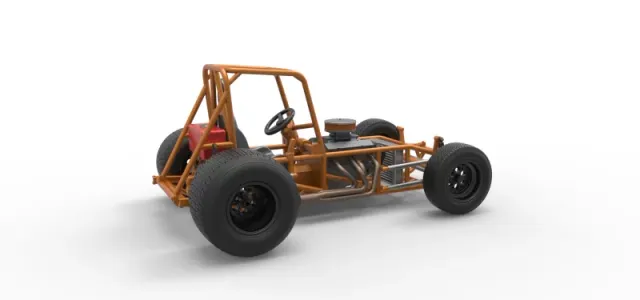 Vintage Sprint car Base Version 2 Scale 1:25 — Фото 20 из 30