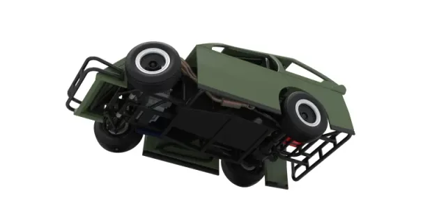 Mod Lite Race car while turning Version 2 Scale 1:25 — Фото 3 из 28
