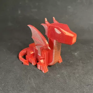 Medium Poly Baby RoboDragon