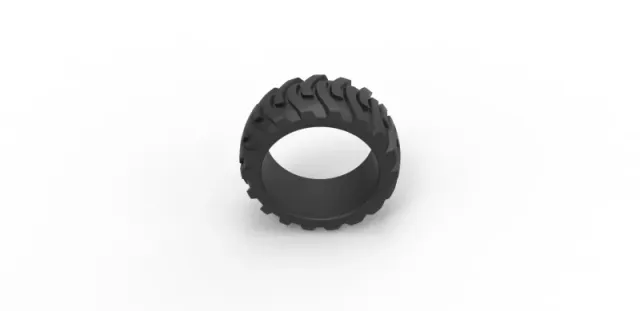 Diecast Demolition derby rear tire Scale 1:25 — Фото 6 из 9