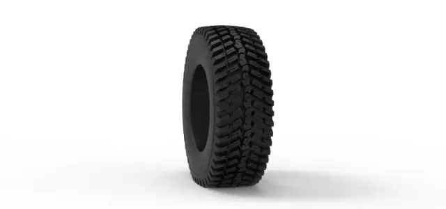 Tractor tire deflated Scale 1:25 — Фото 8 из 10