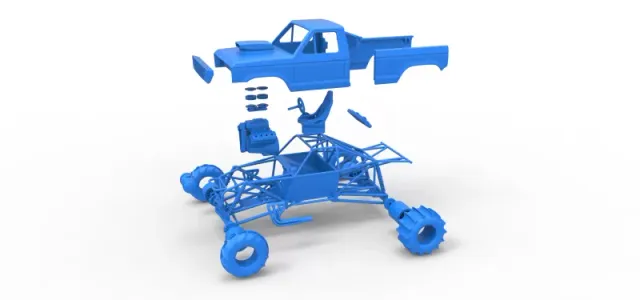 Mud dragster Version 2 Scale 1:25 — Фото 18 из 20
