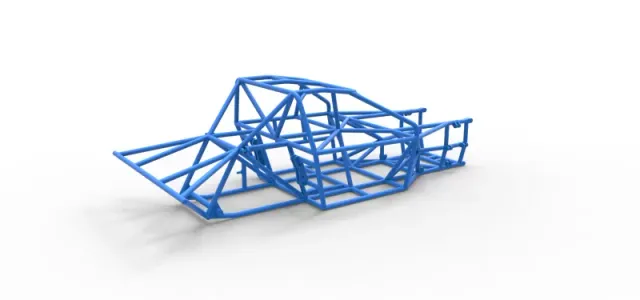 Frame of New Zealand Super Saloon race car Scale 1:25 — Image 13 of 17