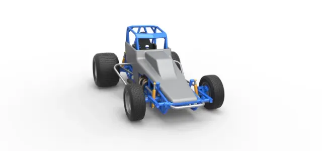 Vintage Sprint car Scale 1:25 — Фото 24 из 30