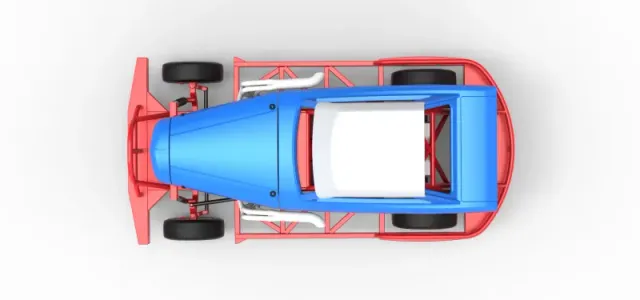 New Zealand Vintage Stock car Scale 1:25 — Фото 11 из 25