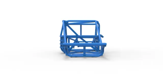 Frame of Vintage Asphalt Modified stock car Version 3 Scale 1:25 — Фото 12 из 20