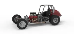 Dirt Silver Crown Champ car Base Version 2 Scale 1:25