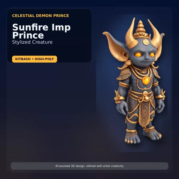 Stylized Mythic Character Pack – Kitbash High-Poly Collection — Фото 10 из 22