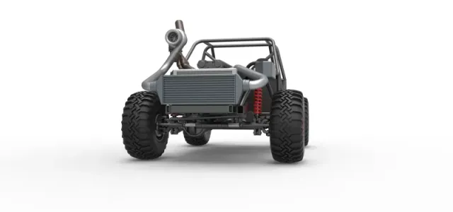 Uphill Sand Racing Dragster Base Version 2 Scale 1:25 — Фото 6 из 24
