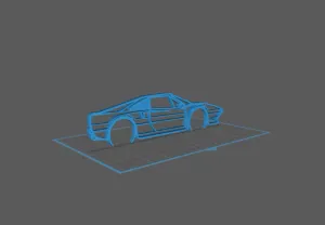 Ferrari - 308 GTS QV Wall Art