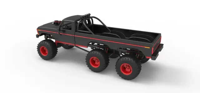 Diecast Monster Truck 6x6 concept Scale 1:25 — Фото 12 из 25