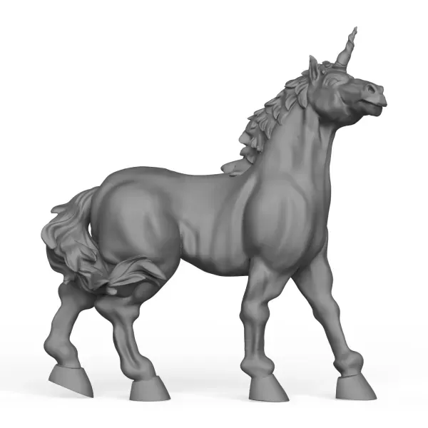3D Printable Unicorn — Image 3 of 5