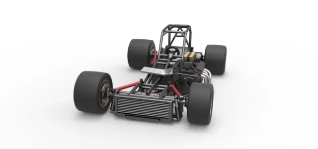 Supermodified front engine race car Base Scale 1:25 — Фото 5 из 31
