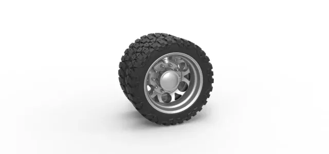 Diecast Rear semi wheel for pickup Version 15 Scale 1:25 — Image 12 of 12