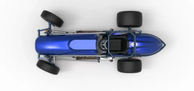 Dirt Silver Crown Champ car while turning Scale 1:25 — Фото 11 из 30
