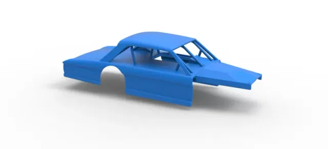 Shell of Vintage Asphalt Modified stock car V11 Scale 1:25 — Image 17 of 25