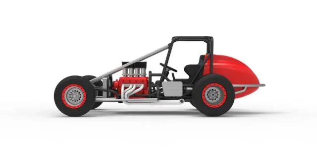 Dirt Silver Crown Champ car Base Scale 1:25 — Фото 9 из 30
