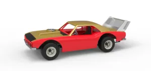 Vintage Semi-Late Model Stock Car Scale 1:25