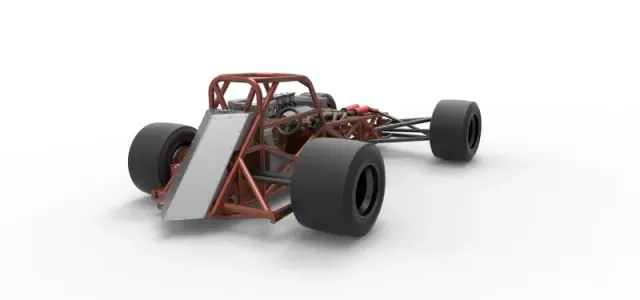 Supermodified front engine race car Base Version 3 Scale 1:25 — Image 18 of 31