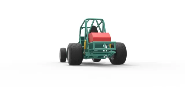 Vintage Northeast Dirt Modified stock car Base Scale 1:25 — Image 15 of 31