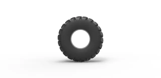 Diecast low pressure tire 7 Scale 1 to 25 — Фото 5 из 9