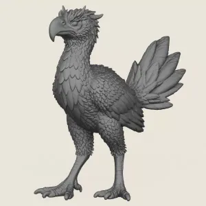 Dinosaur Monster Bird Print Ready 3D Model