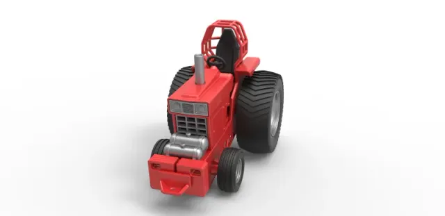 Fun short Pro Stock Pulling Tractor Version 1 Scale 1:25 — Фото 3 из 31
