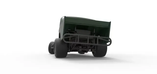 Vintage Dirt Modified stock car while turning Scale 1:25 — Image 15 of 30