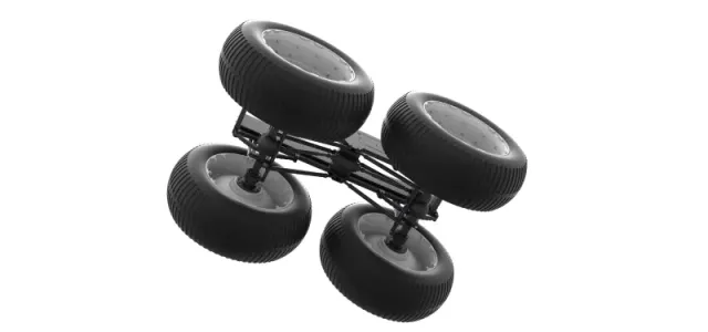 Diecast Chassis of vintage monster truck Scale 1:25 — Фото 4 из 29