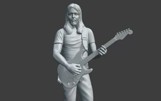 DAVID GILMOUR PINK FLOYD - 3D PRINTING — Фото 8 из 10