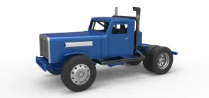 Vintage GATR Racing Semi truck Version 2 Scale 1:25