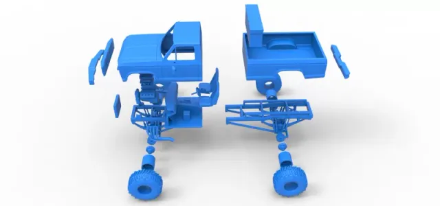 Wheel Standing Mega Truck Scale 1:25 — Image 23 of 25