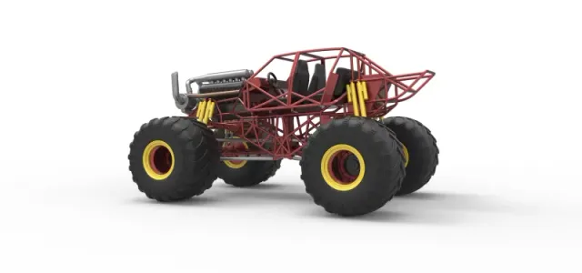 Monster truck base Version 3 Scale 1:25 — Image 13 of 26