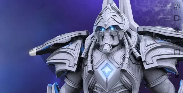 3Dprint Artanis Statue model file stl — Фото 2 из 5