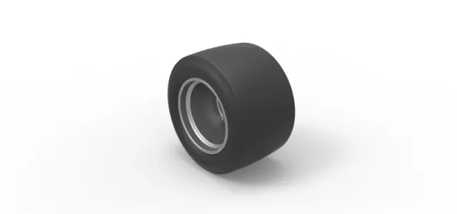 Diecast wheel from Asphalt Modified stock car Scale 1:25 — Image 7 of 12