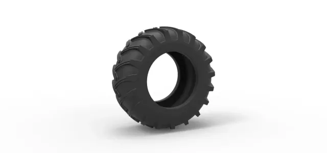 Tire of Vintage Pulling tractor Version 2 Scale 1:25 — Фото 9 из 9