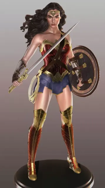 Wonder Woman Gal Gadot STL print 3D — Фото 6 из 6