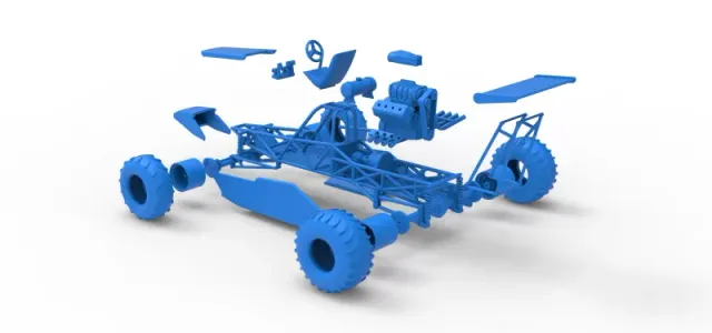 Vintage Mud dragster Scale 1:25 — Фото 24 из 26
